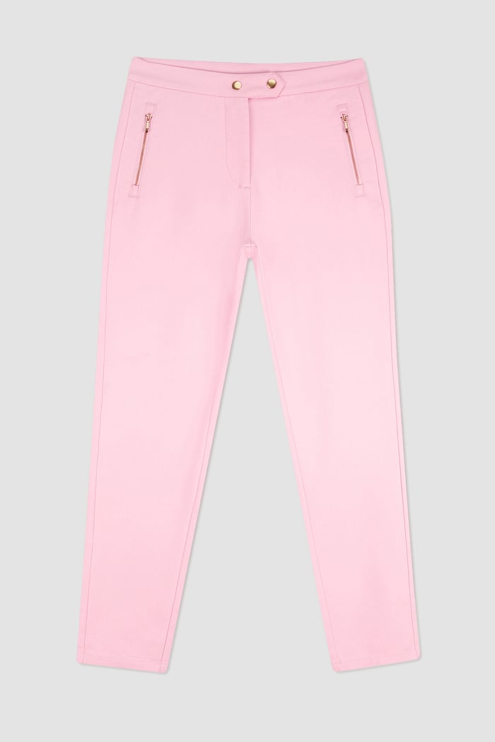 Stretch Slim Side Zip Pocket Trouser