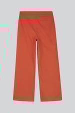 Wide Leg Split Hem Trousers