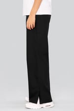 Wide Leg Split Hem Trousers