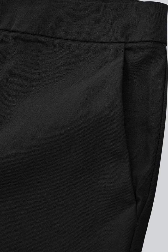 Wide Leg Split Hem Trousers