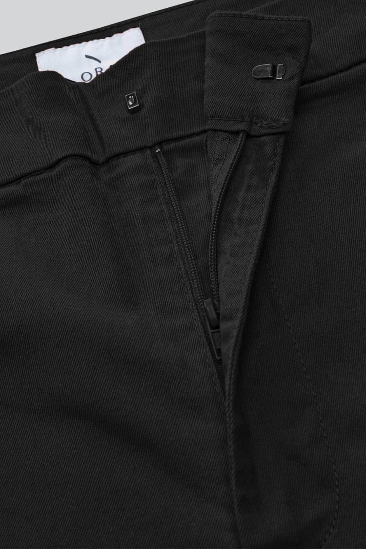 Wide Leg Split Hem Trousers