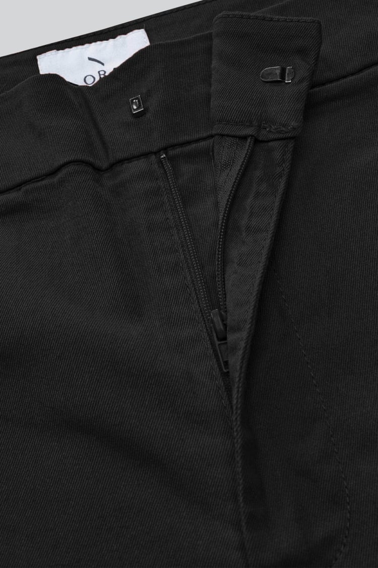 Wide Leg Split Hem Trousers