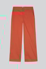 Wide Leg Split Hem Trousers
