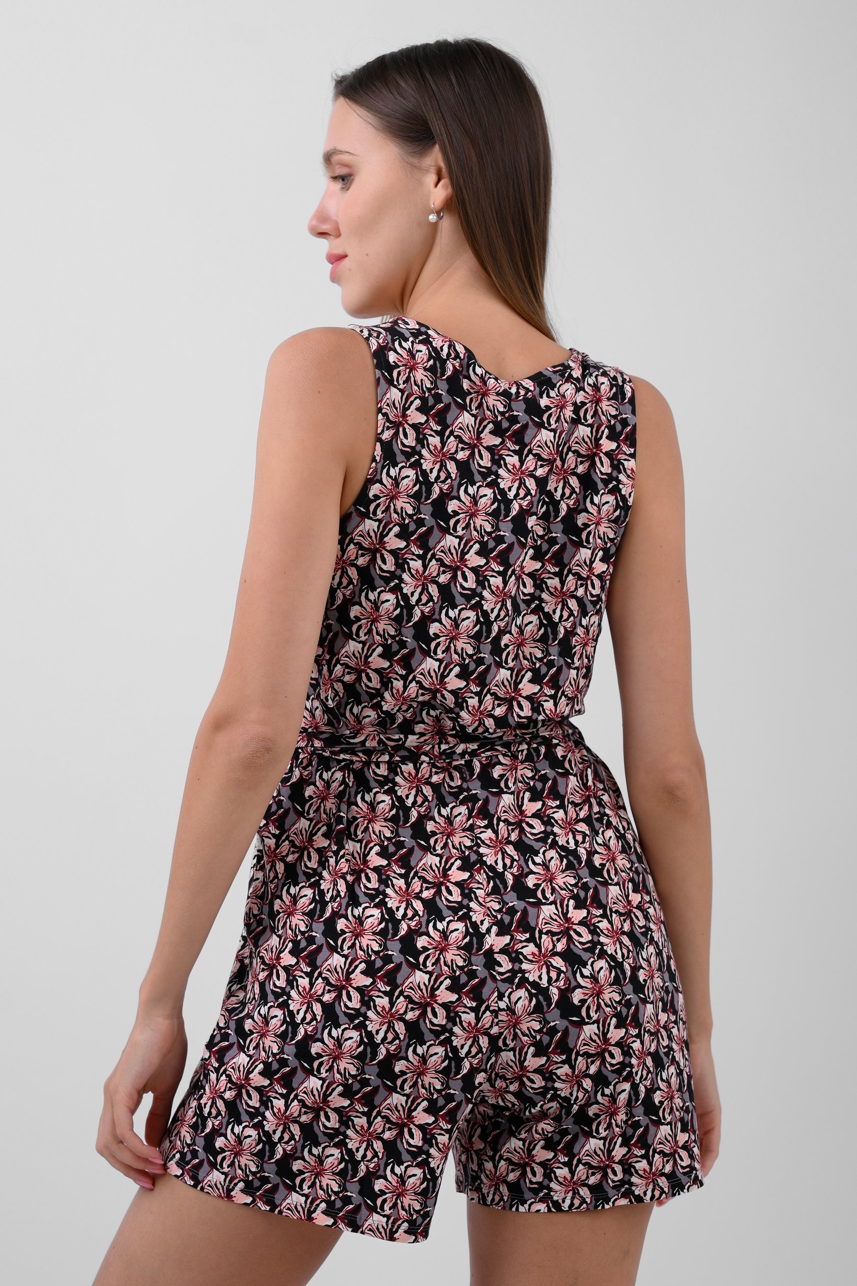 Wild Flower Print Playsuit