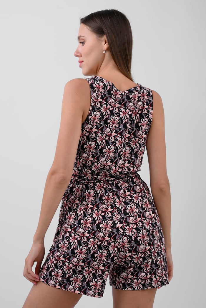 Wild Flower Print Playsuit