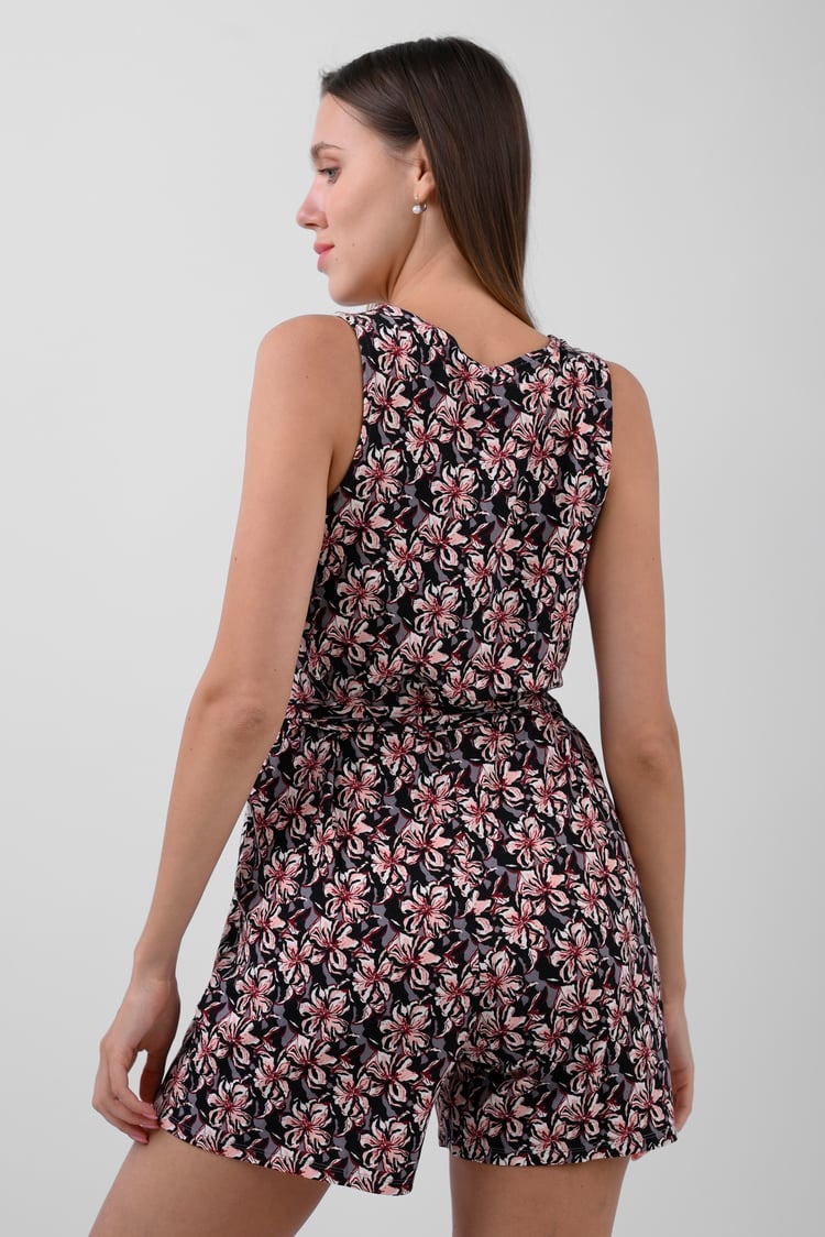 Wild Flower Print Playsuit