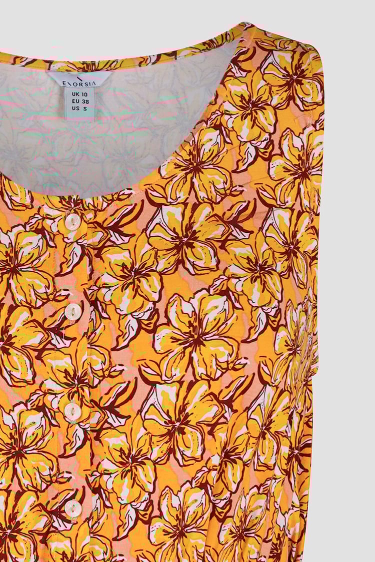 Wild Flower Print Playsuit