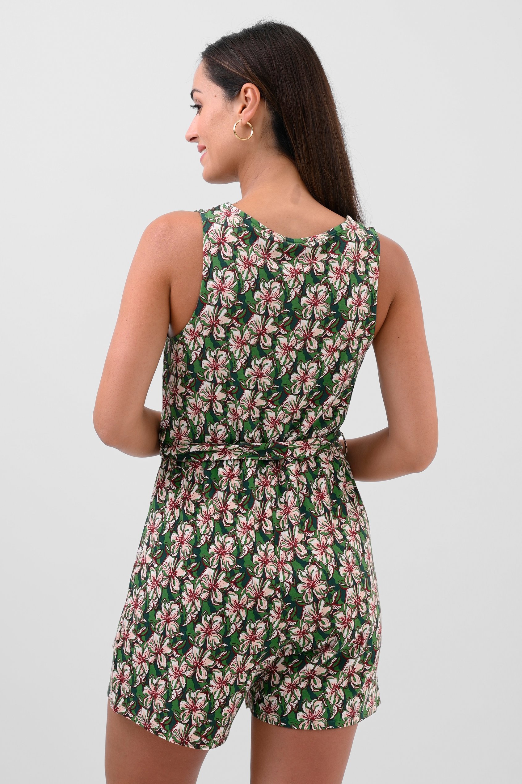 Wild Flower Print Playsuit