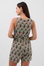 Wild Flower Print Playsuit