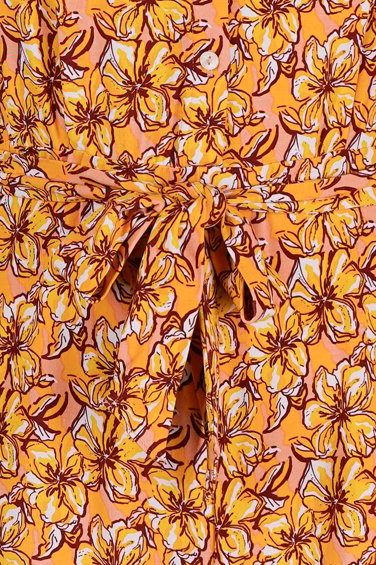 Wild Flower Print Playsuit