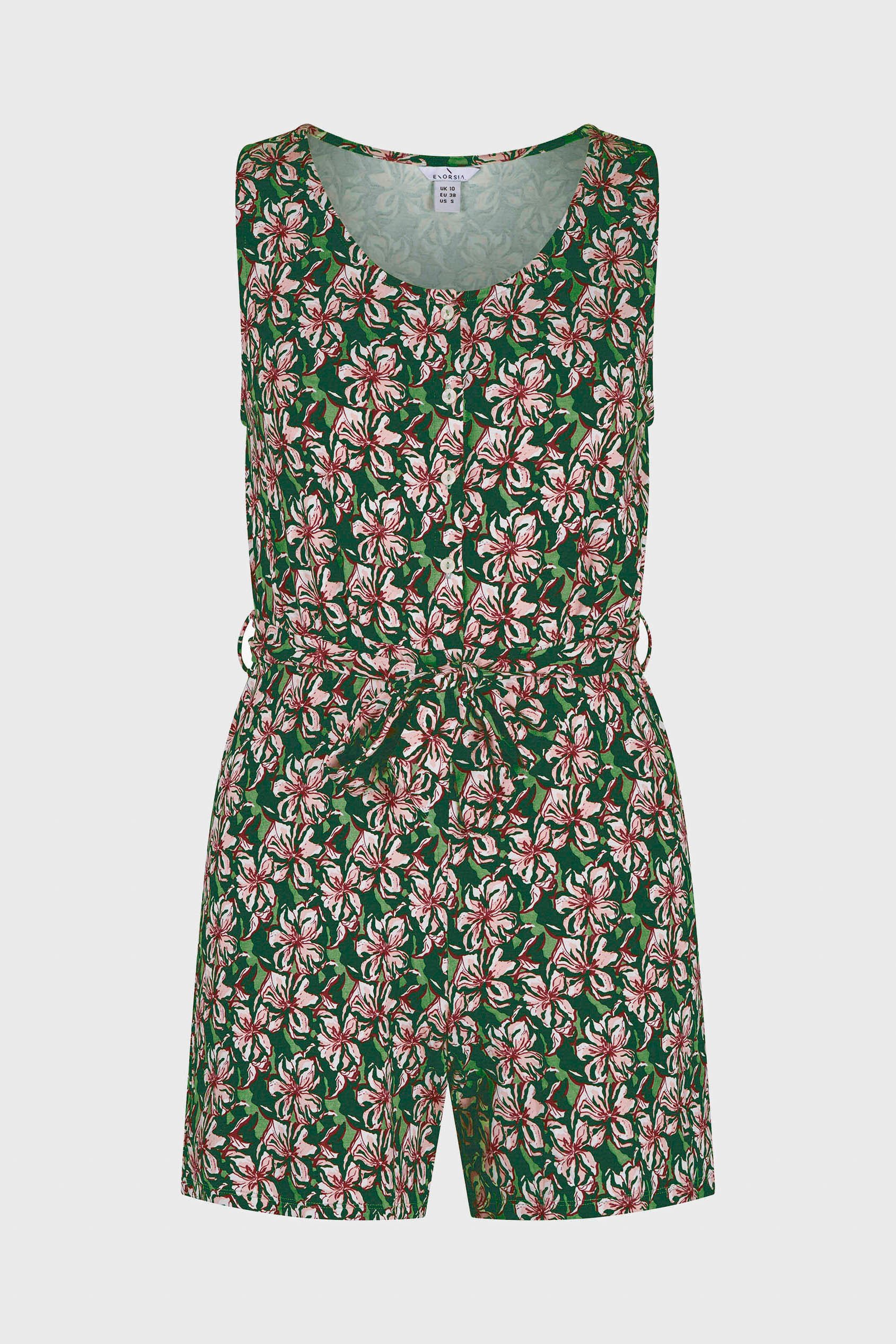 Wild Flower Print Playsuit