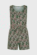 Wild Flower Print Playsuit