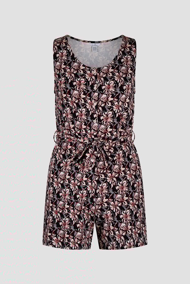 Wild Flower Print Playsuit