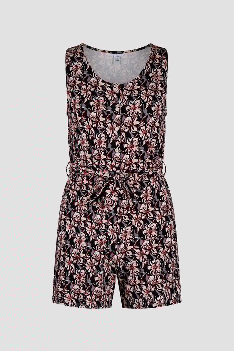 Wild Flower Print Playsuit