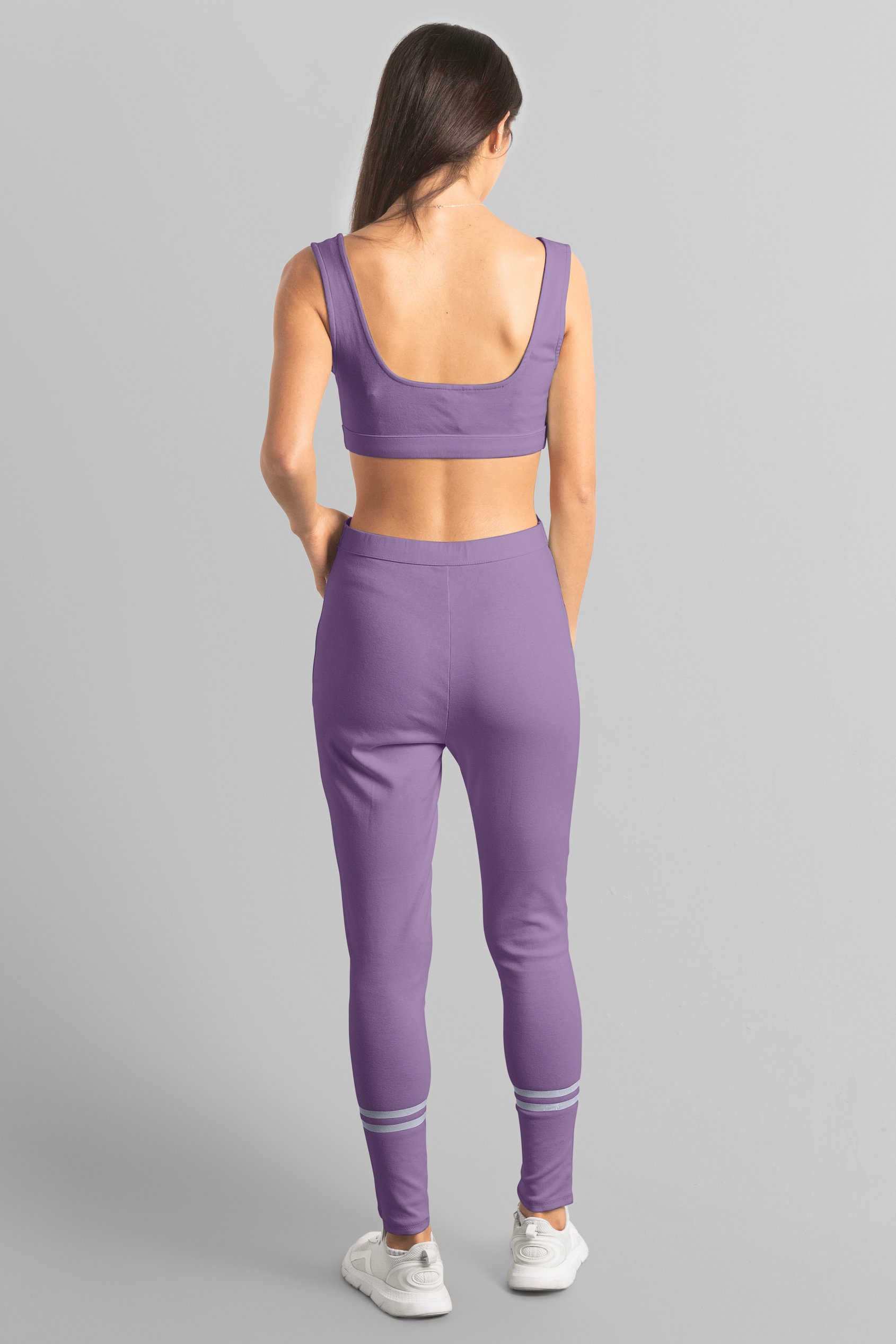 Reflective Print Bodycon Active Jumpsuit