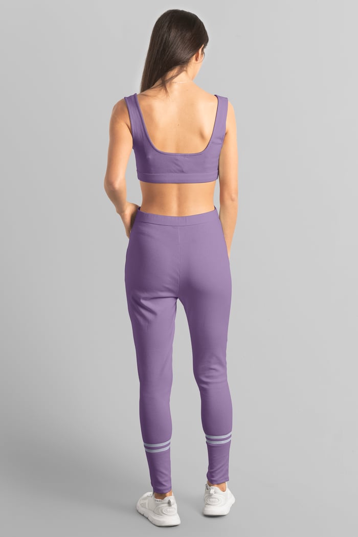 Reflective Print Bodycon Active Jumpsuit