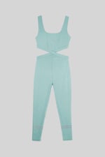 Reflective Print Bodycon Active Jumpsuit