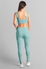 Reflective Print Bodycon Active Jumpsuit