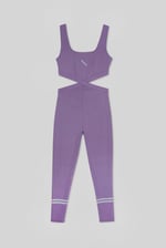 Reflective Print Bodycon Active Jumpsuit