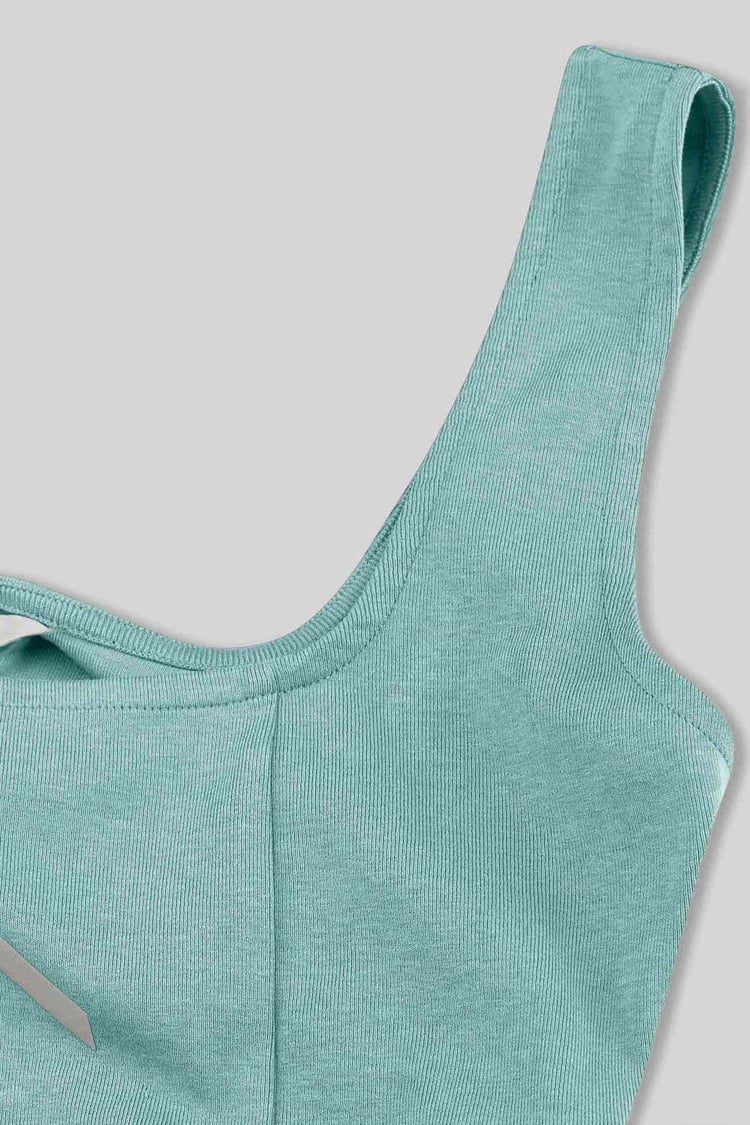 Reflective Print Bodycon Active Jumpsuit