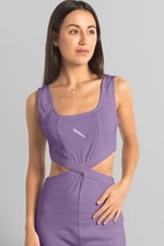 Reflective Print Bodycon Active Jumpsuit