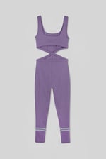 Reflective Print Bodycon Active Jumpsuit