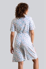 Womens Daisy Floral Print Ribbed Playsuit