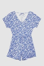 Roll up Sleeves AOP Play Suit