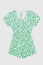 Roll up Sleeves AOP Play Suit