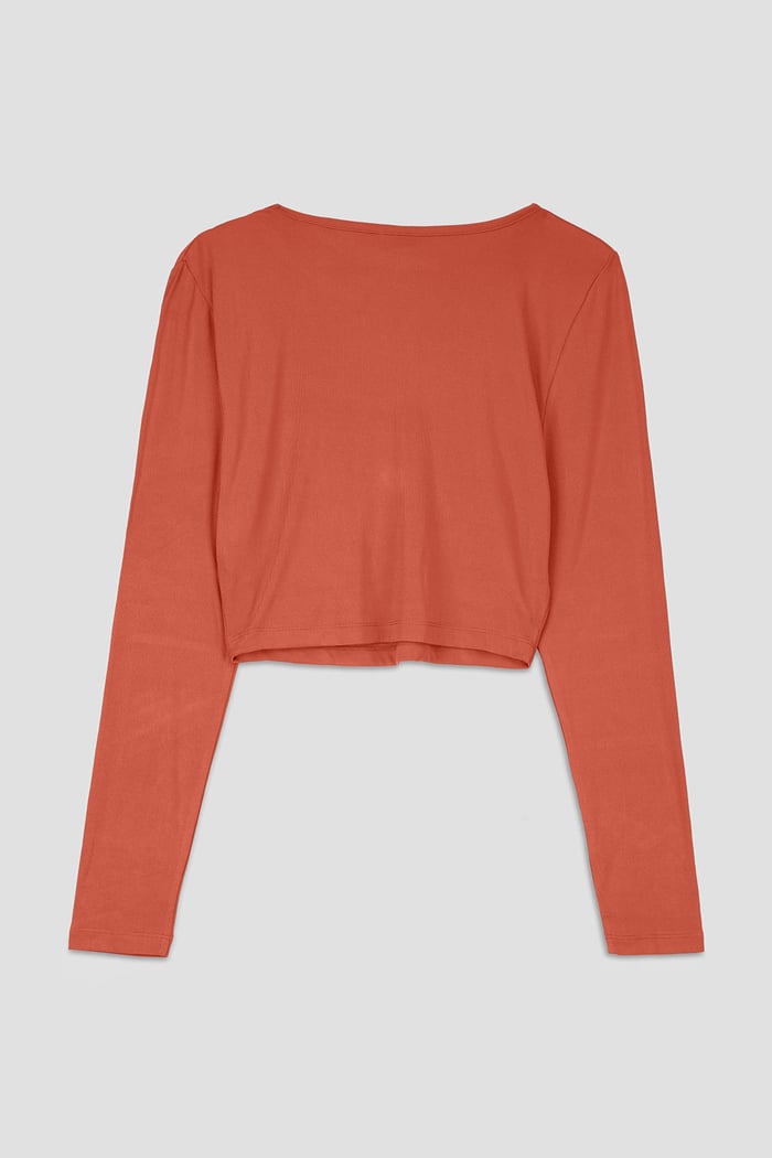 Ribbed Crop Top & High Waist Leggings Set