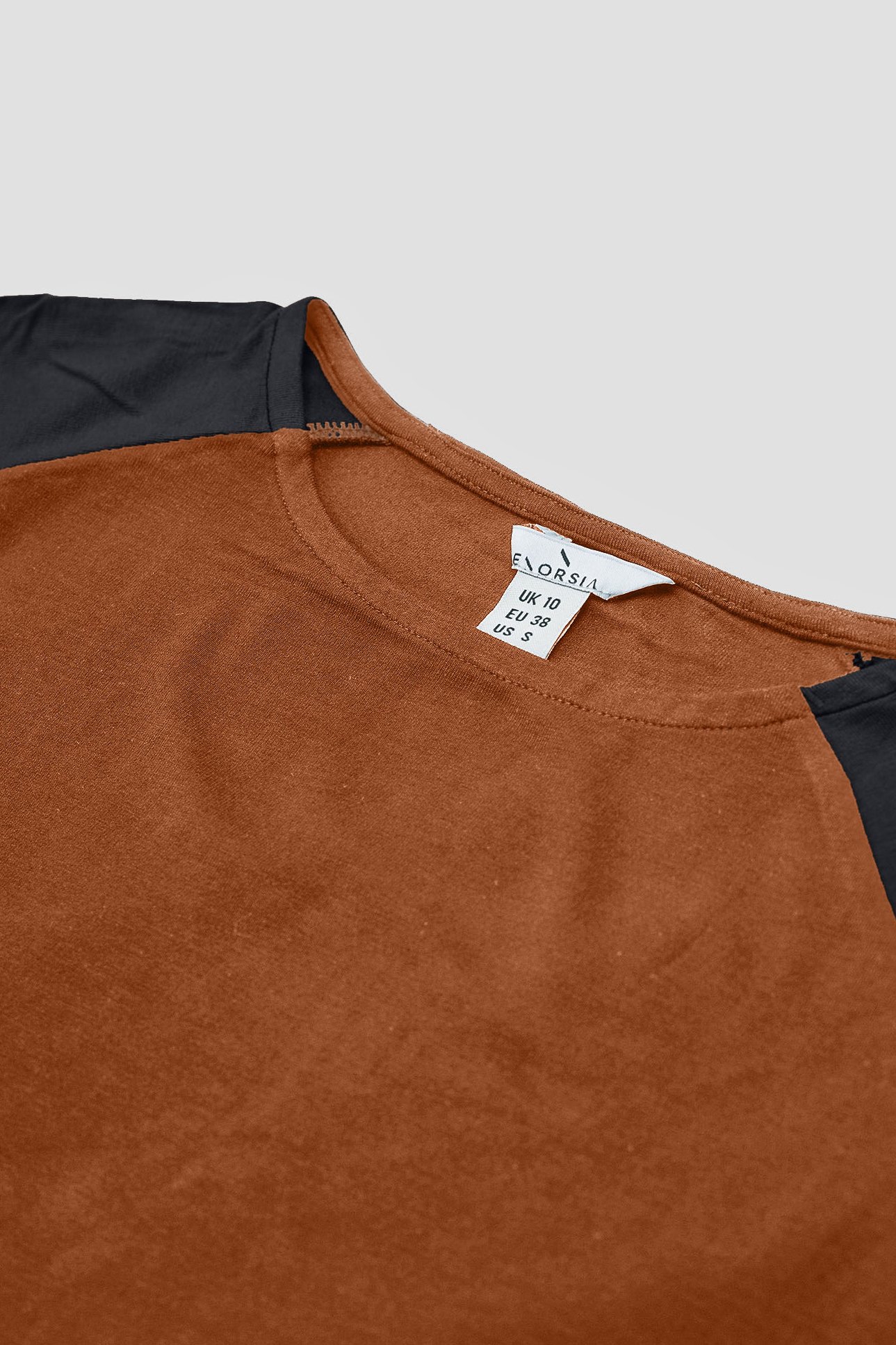 Womens Colour Block Raglan Sleeve Tops