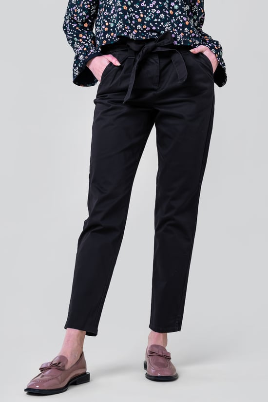 Womens Paper Bag Waist Trouser