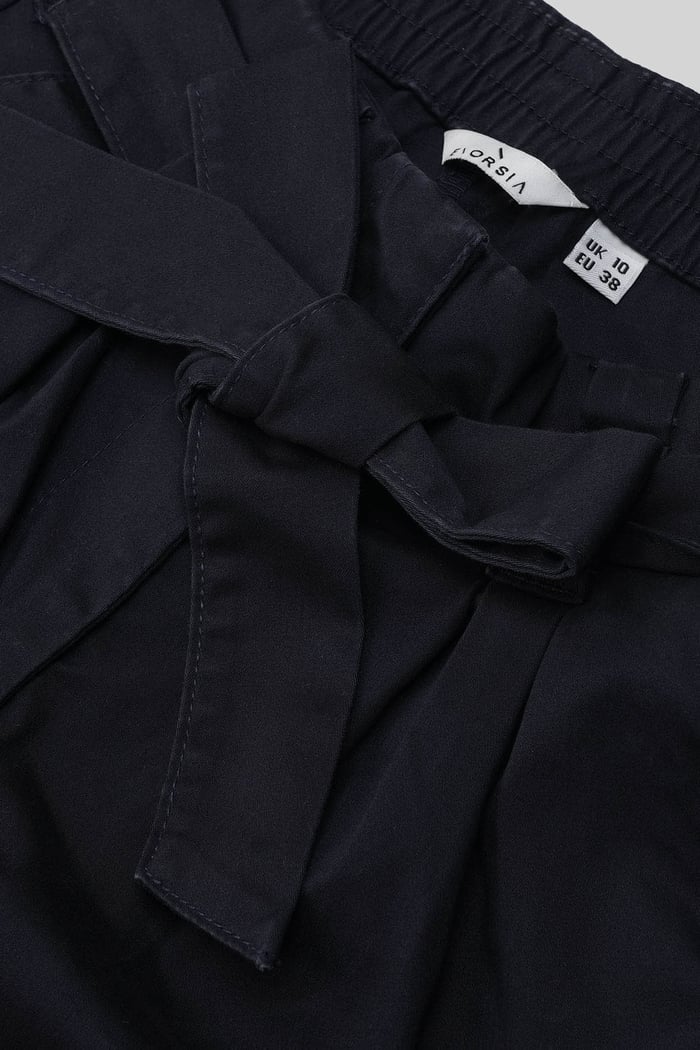 Womens Paper Bag Waist Trouser