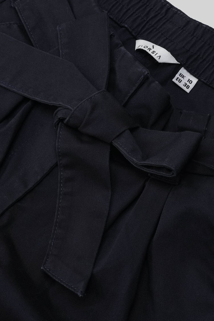 Womens Paper Bag Waist Trouser