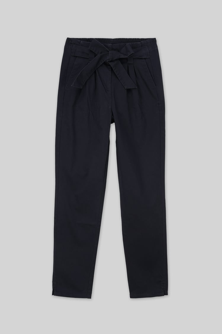 Womens Paper Bag Waist Trouser