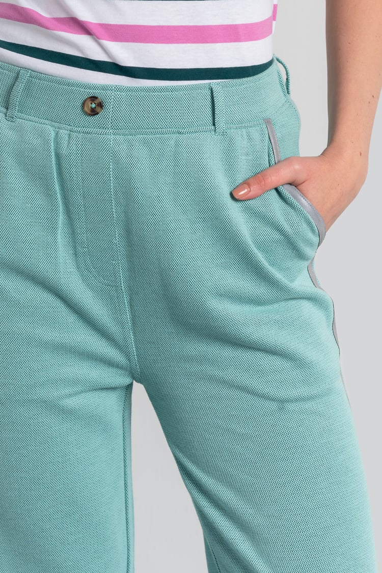 Design Terry Trousers With Reflective Tape Detailing