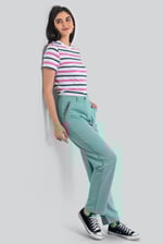 Design Terry Trousers With Reflective Tape Detailing