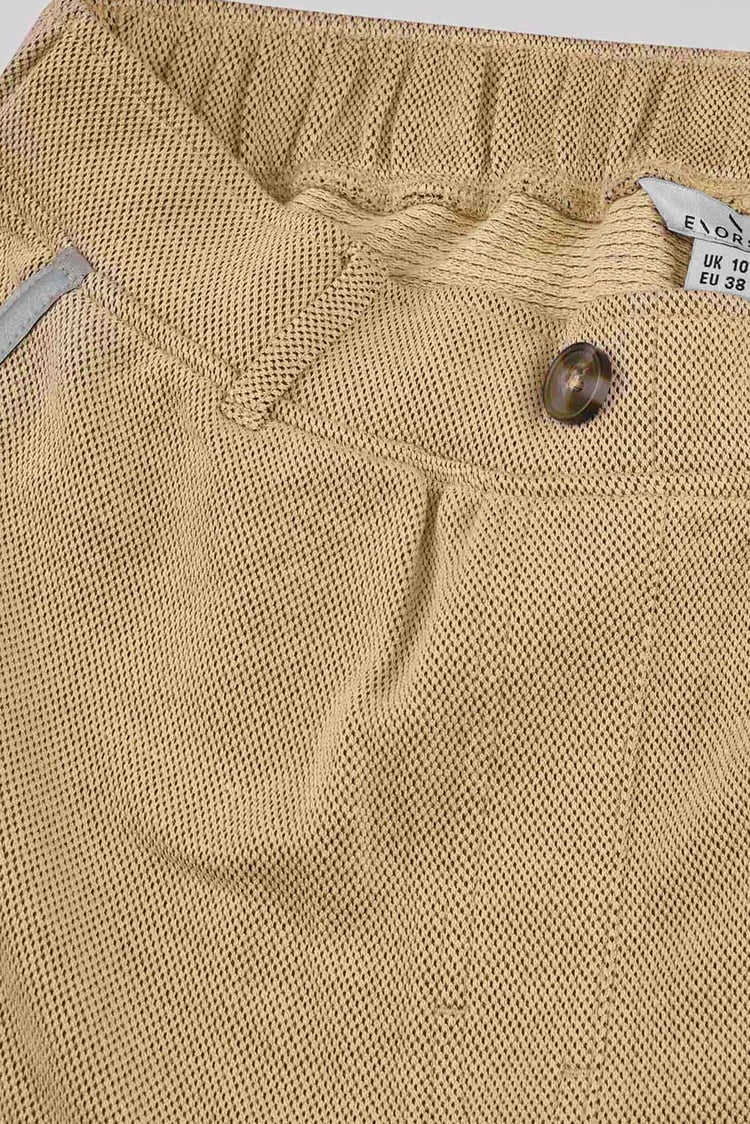 Design Terry Trousers With Reflective Tape Detailing