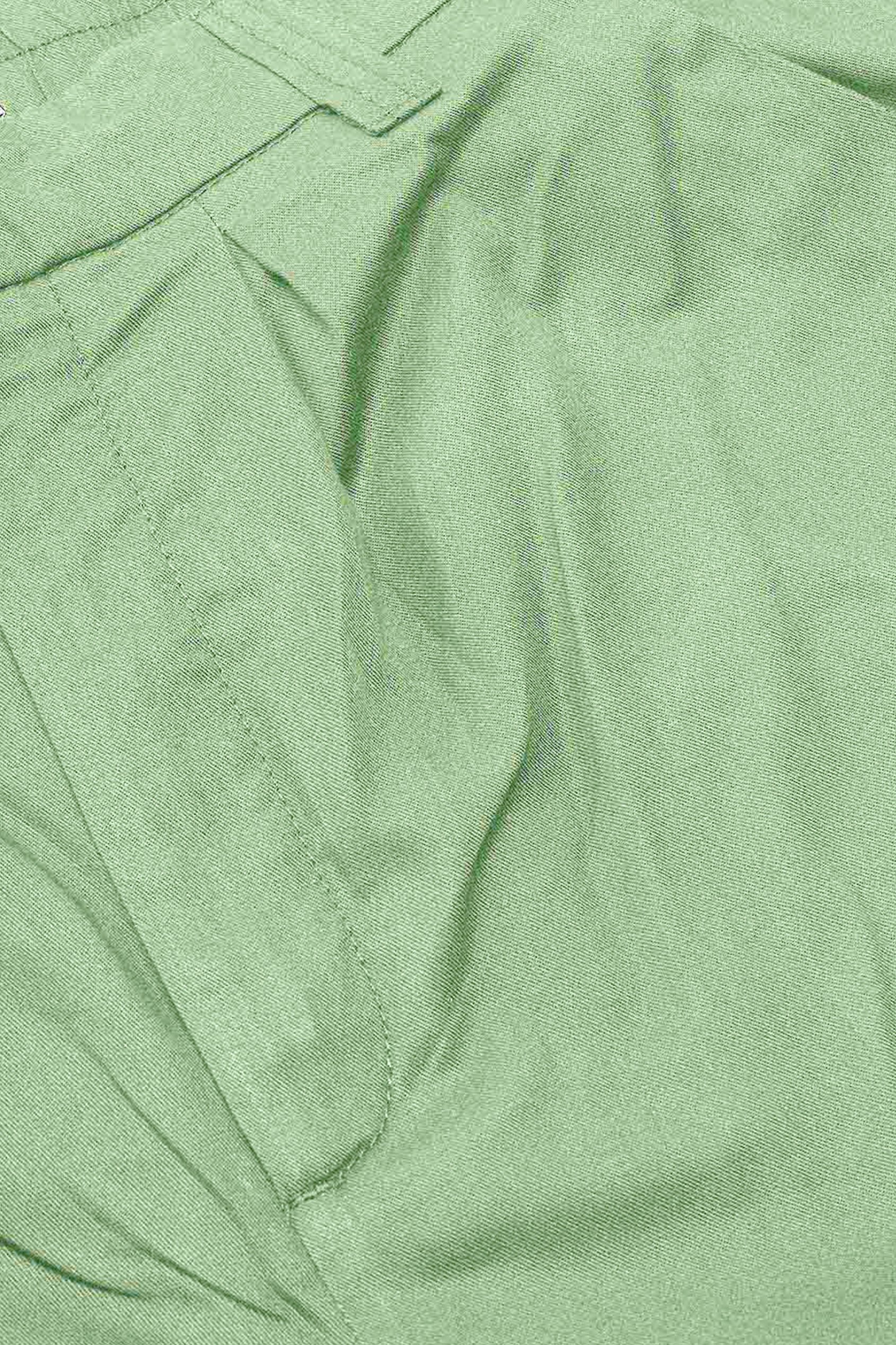 Wide Leg Woven Smart Trousers