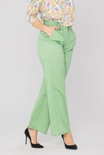 Wide Leg Woven Smart Trousers