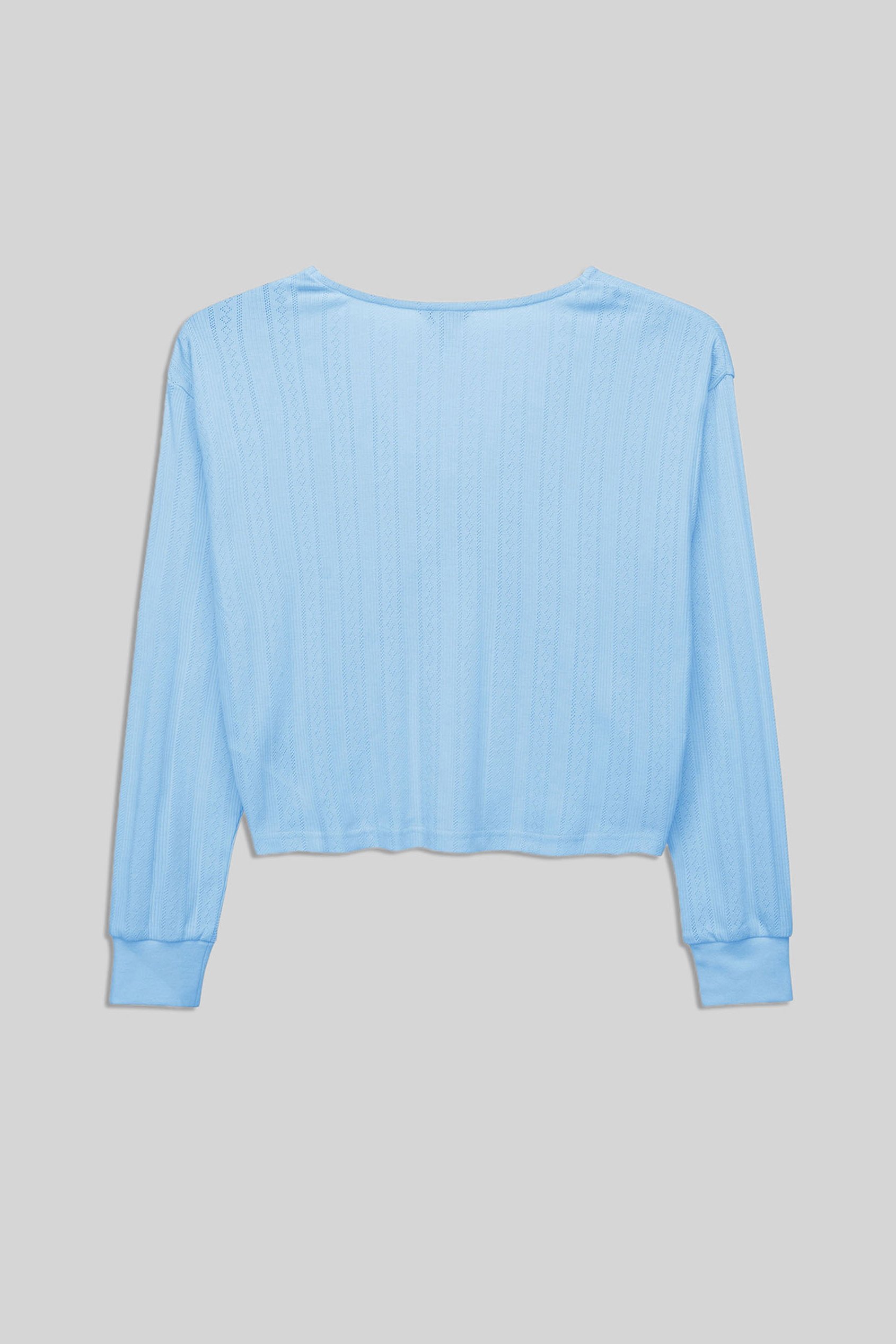 Twisted Front Pin Tuck Jersey Cropped Top