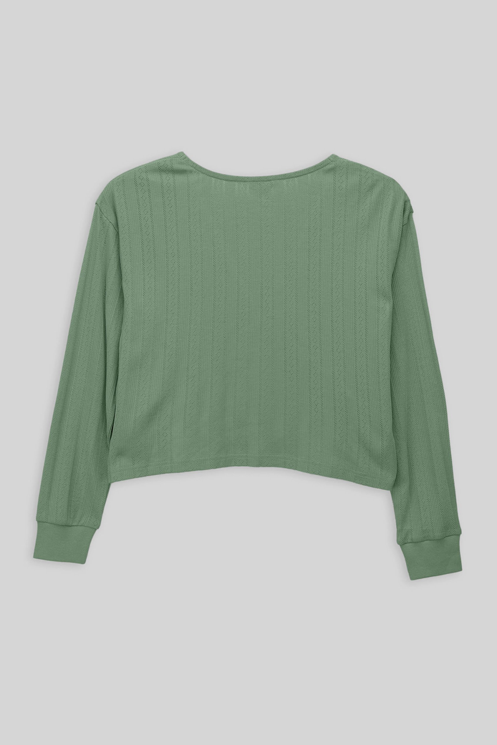 Twisted Front Pin Tuck Jersey Cropped Top