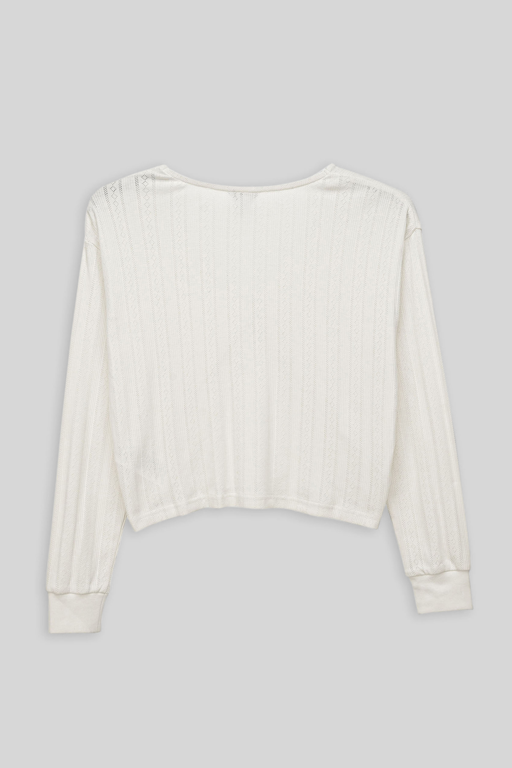 Twisted Front Pin Tuck Jersey Cropped Top