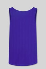 Textured Sleeveless V-neck Tank Top