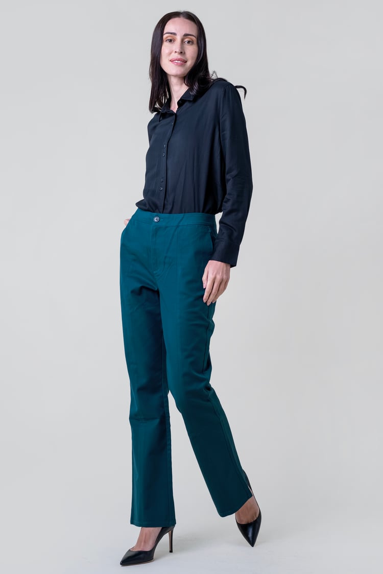 Womens Front Seam Chino Trouser