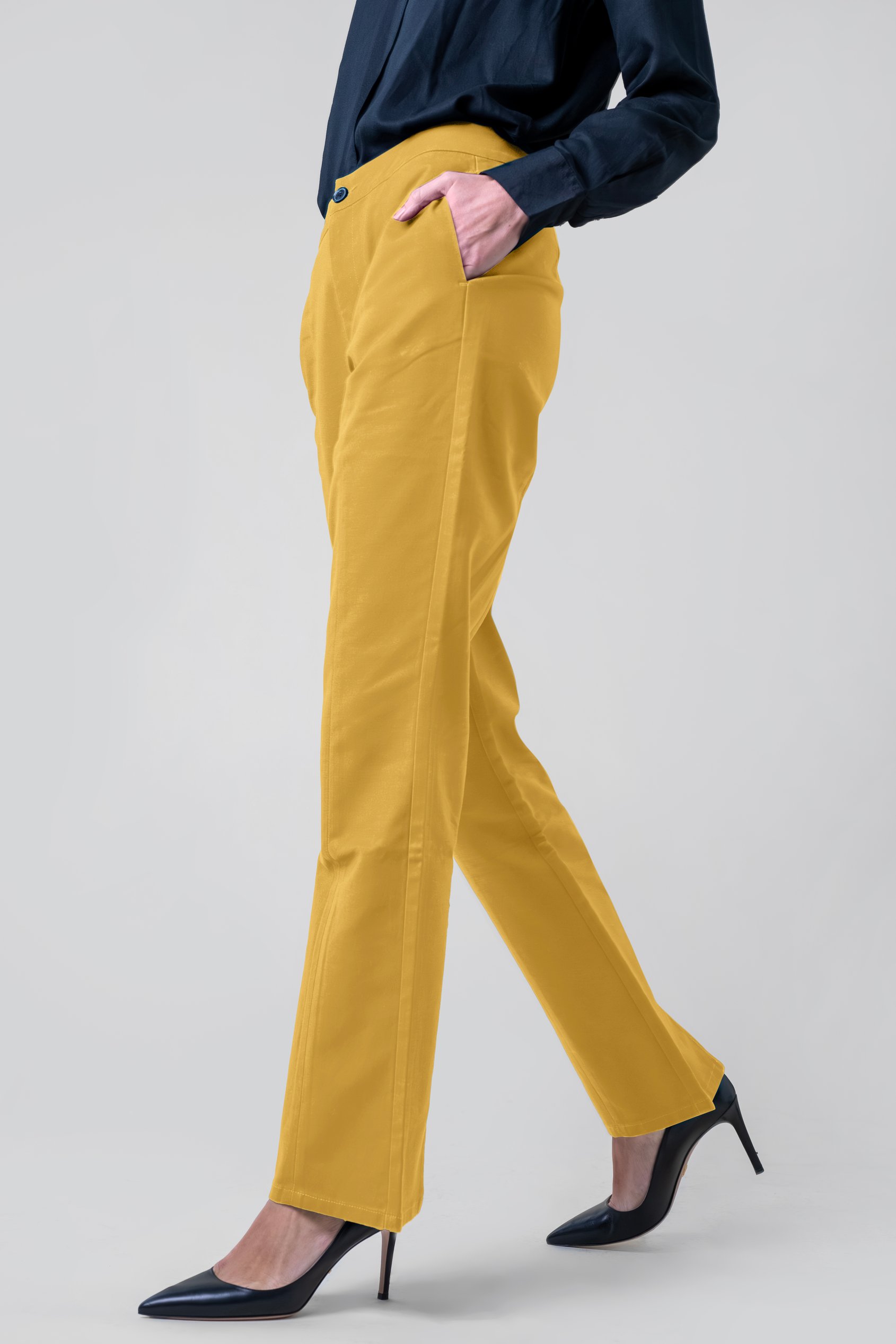 Womens Front Seam Chino Trouser