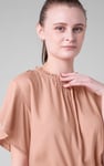 Womens Ruffle Stand Collar Tops
