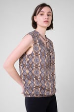 Womens Tie Neck Tops