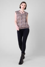 Womens Tie Neck Tops