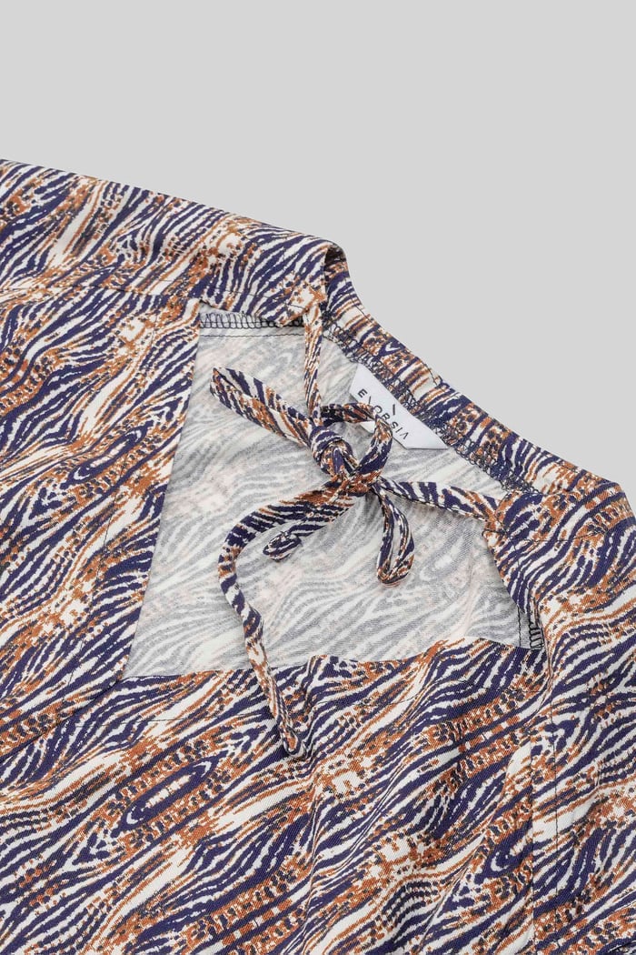 Womens Tie Neck Tops